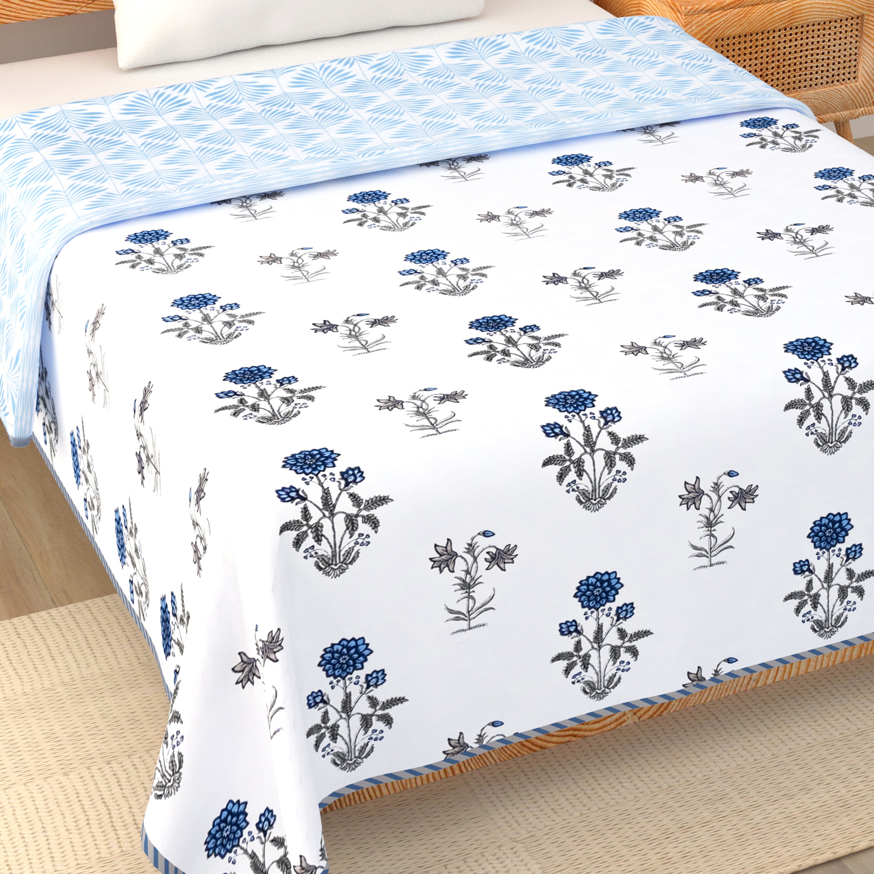 Twilight Botanica Cotton Dohar Printable & Reversible